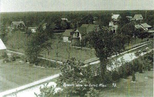 birds eye view cotuit circa 1900