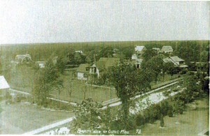 birds eye view cotuit circa 1900